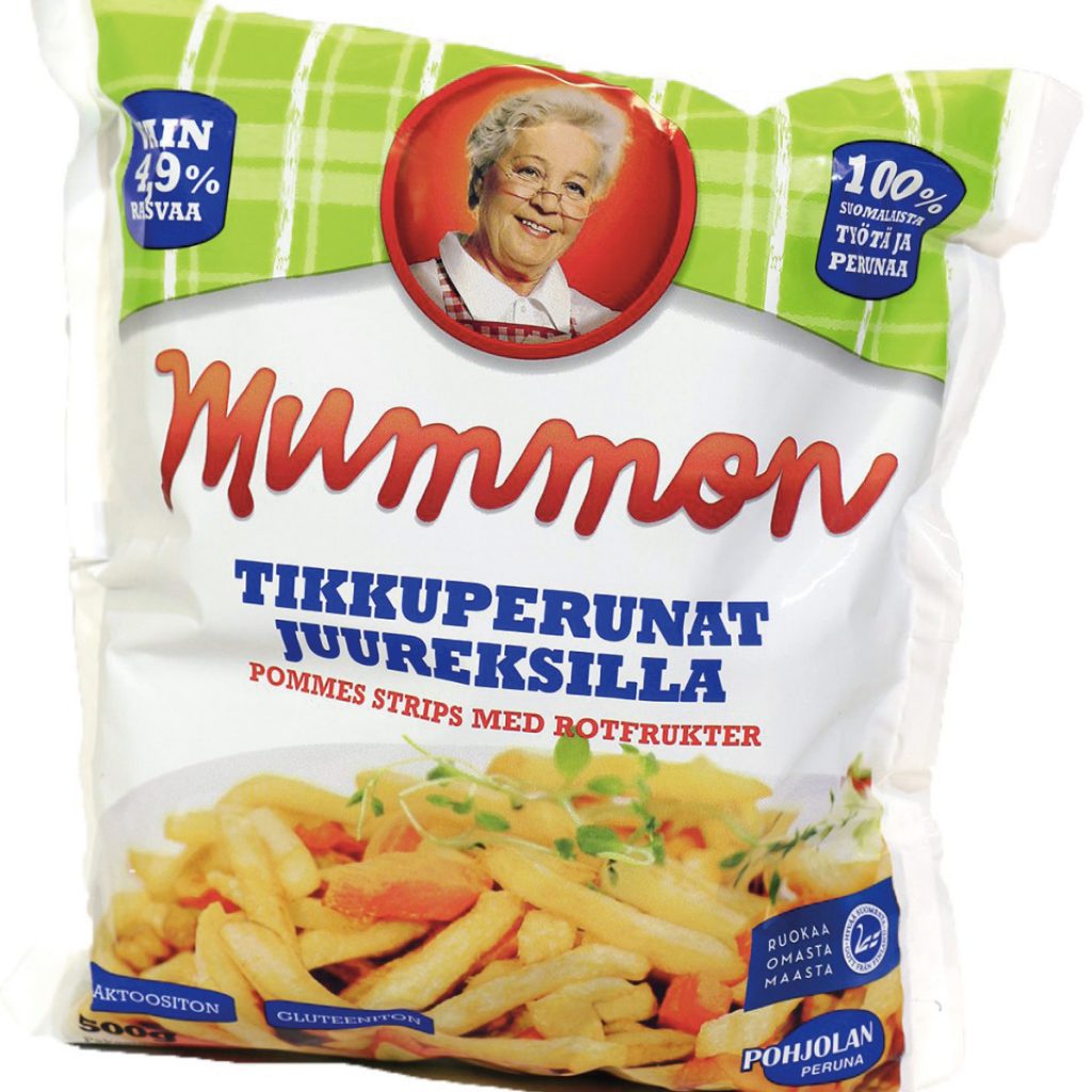 Mummon tikkuperunat juureksilla 500 g