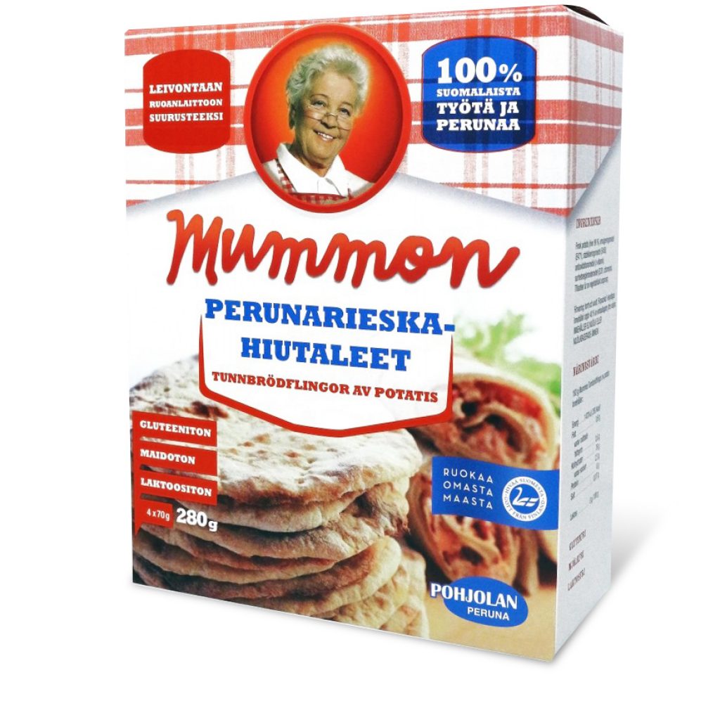 Mummon 280 g perunarieskahiutaleet 4x70g