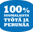 100% suomalaista työtä ja perunaa