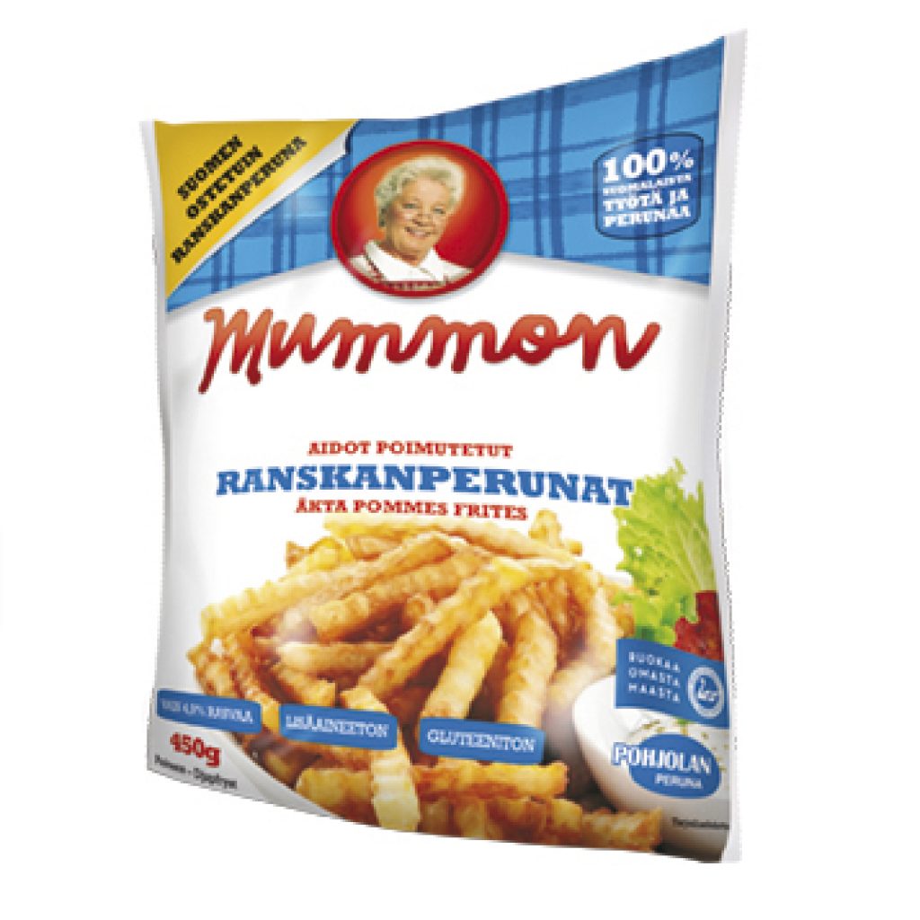 Mummon poimutetut Ranskanperunat 450g