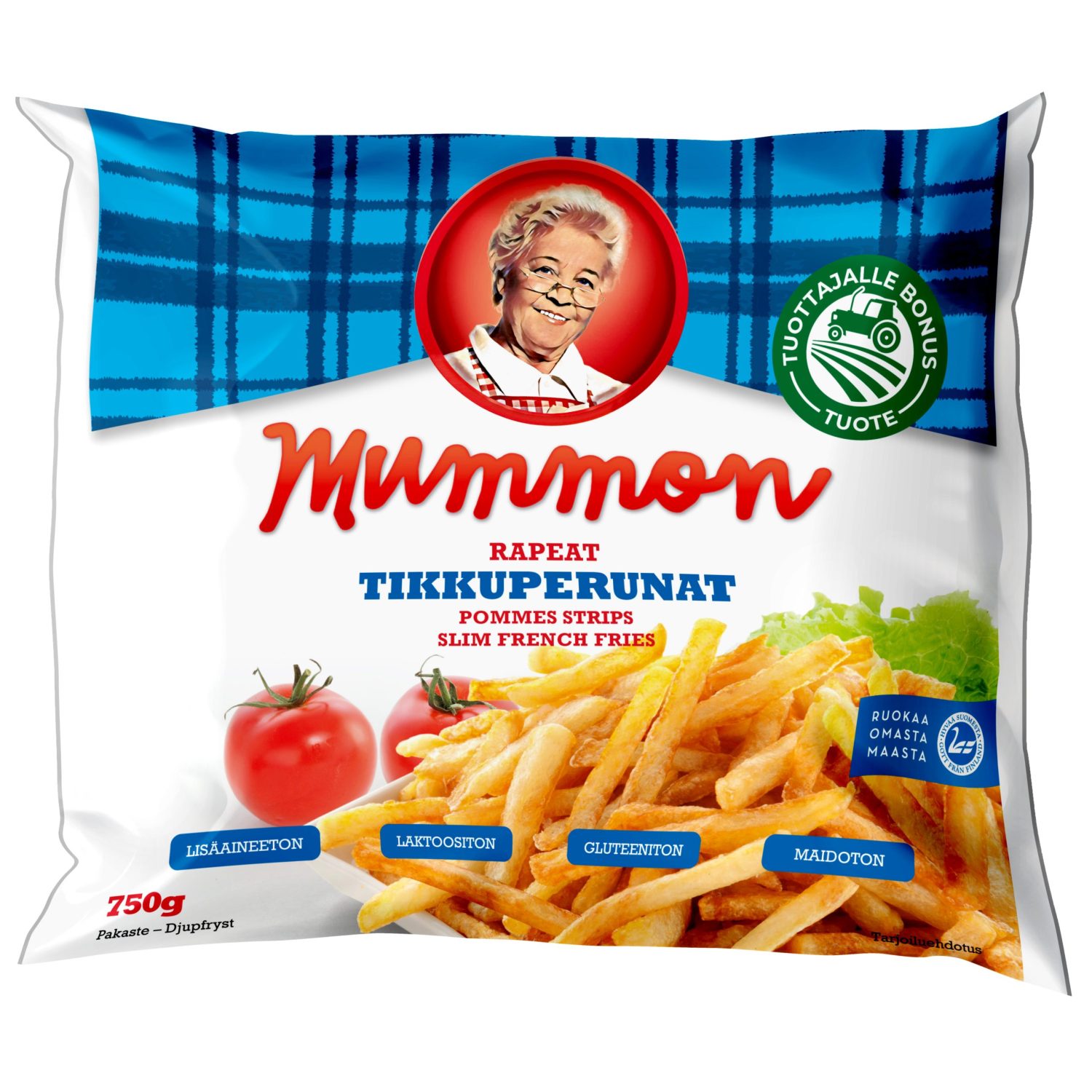 Mummon ohuet Tikkuperunat 750g