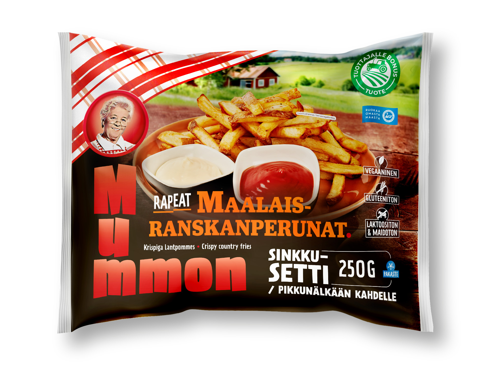 Mummon maalaisranskanperunat 250 g