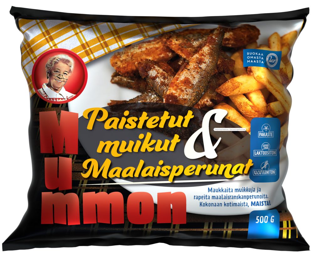 Mummon fried vendace and country chips 500 g
