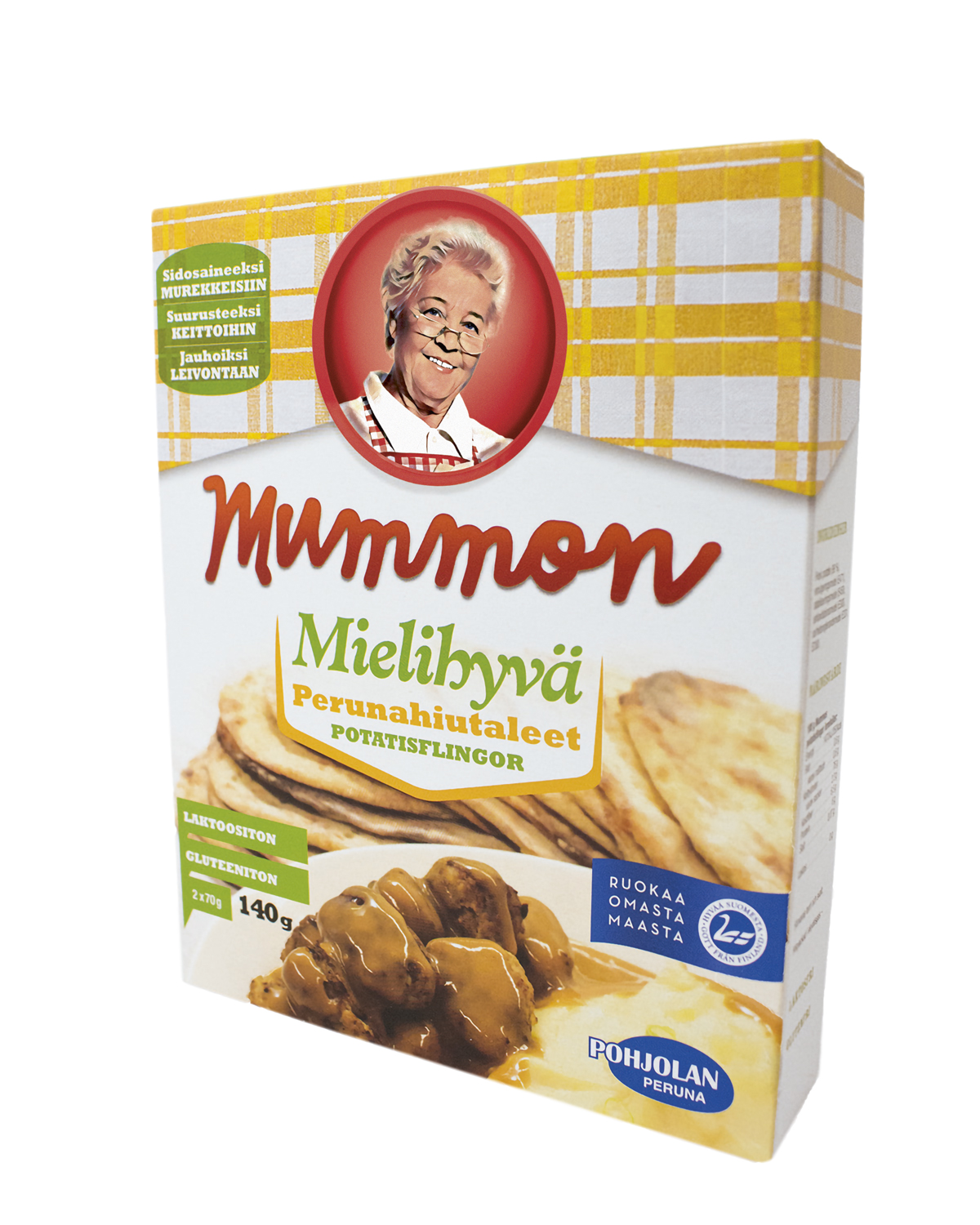 Mummon Mielihyvä Perunahiutaleet 140 g (2 x 70 g)