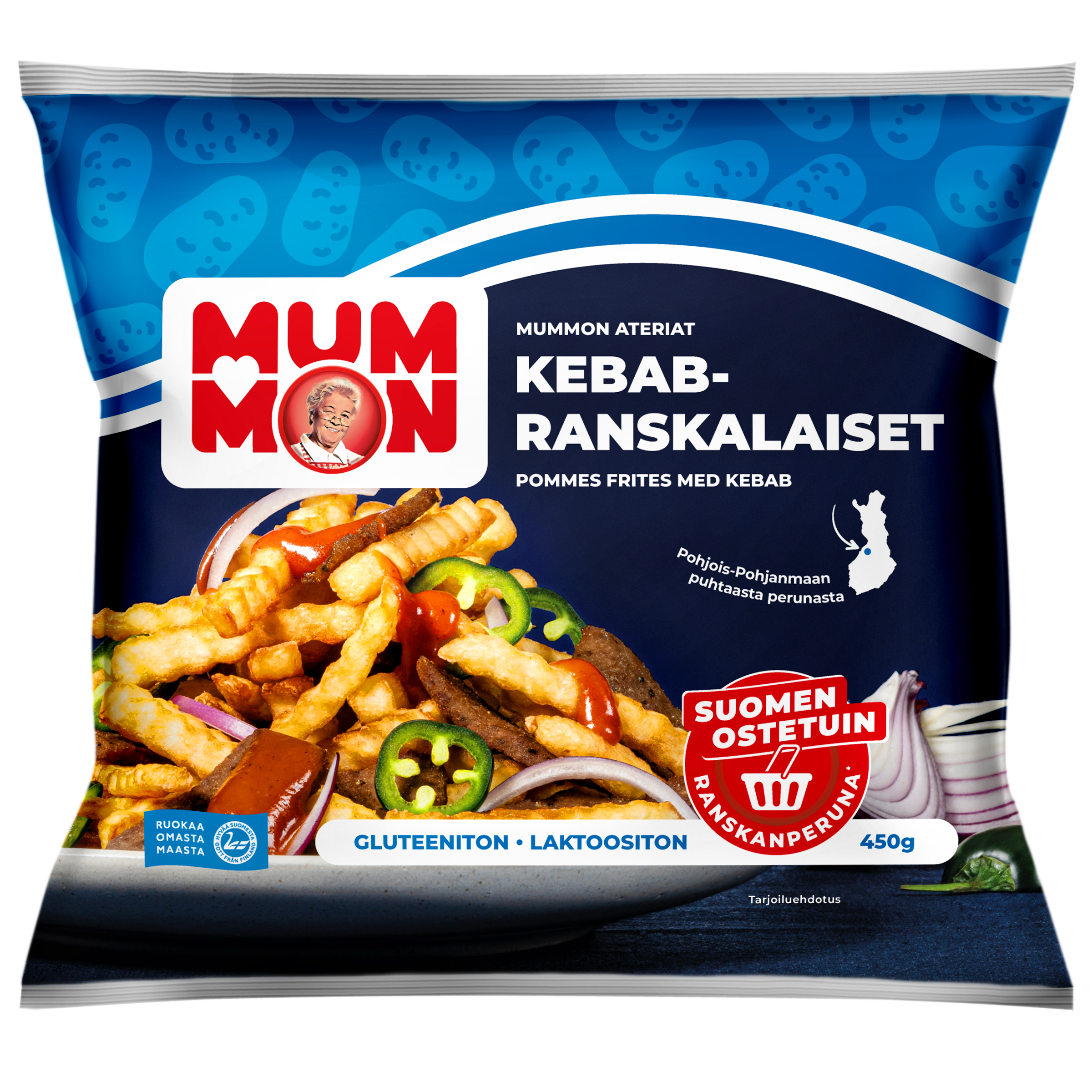Mummon Kebab-Ranskalaiset 450g