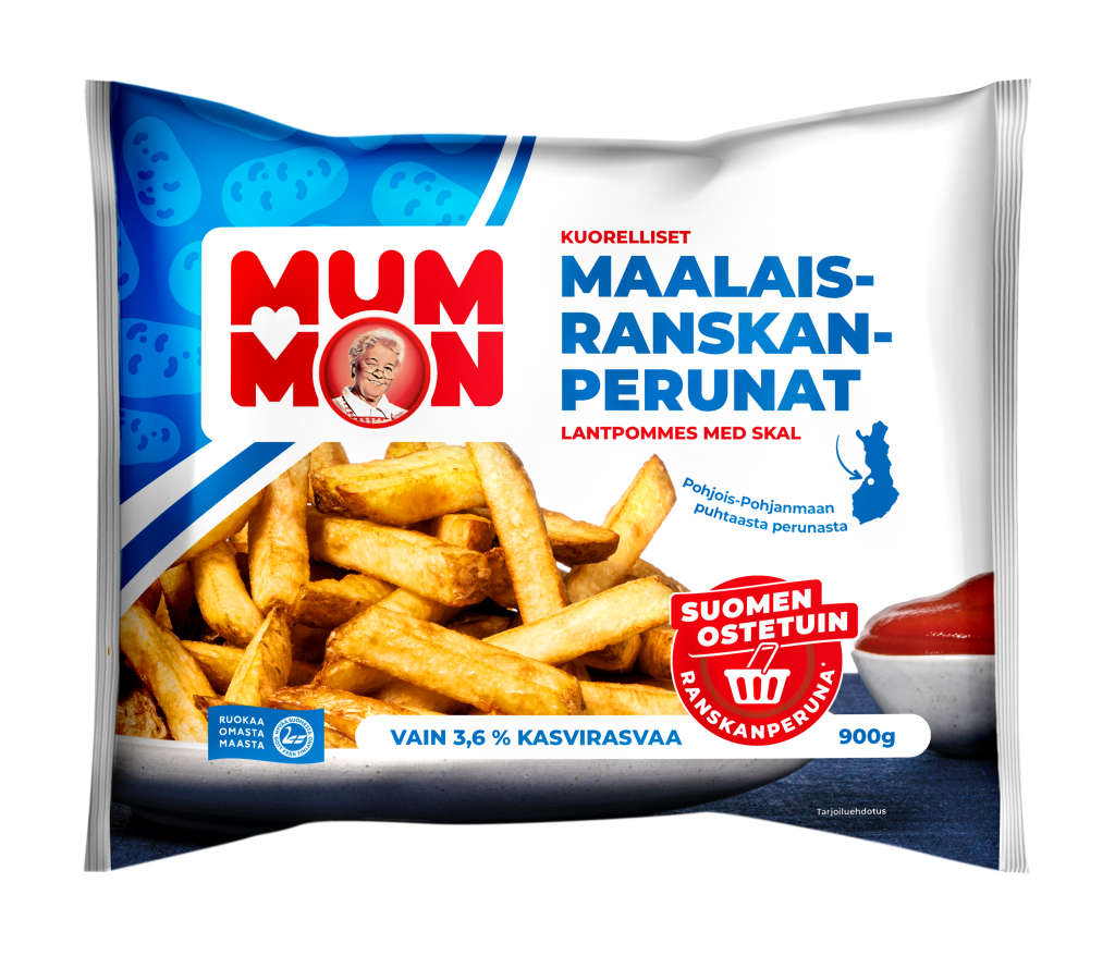 Mummon kuorelliset Maalaisranskanperunat 900g