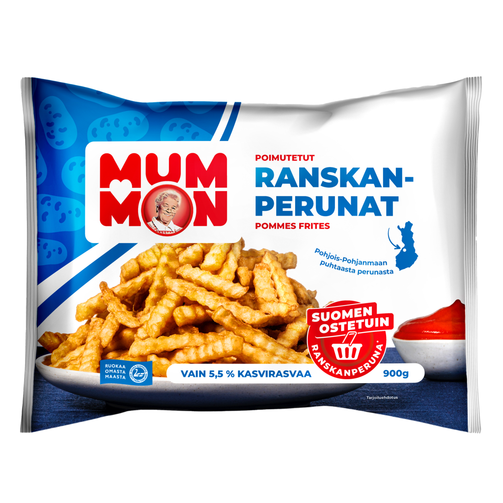 Mummon poimutetut Ranskanperunat 900g