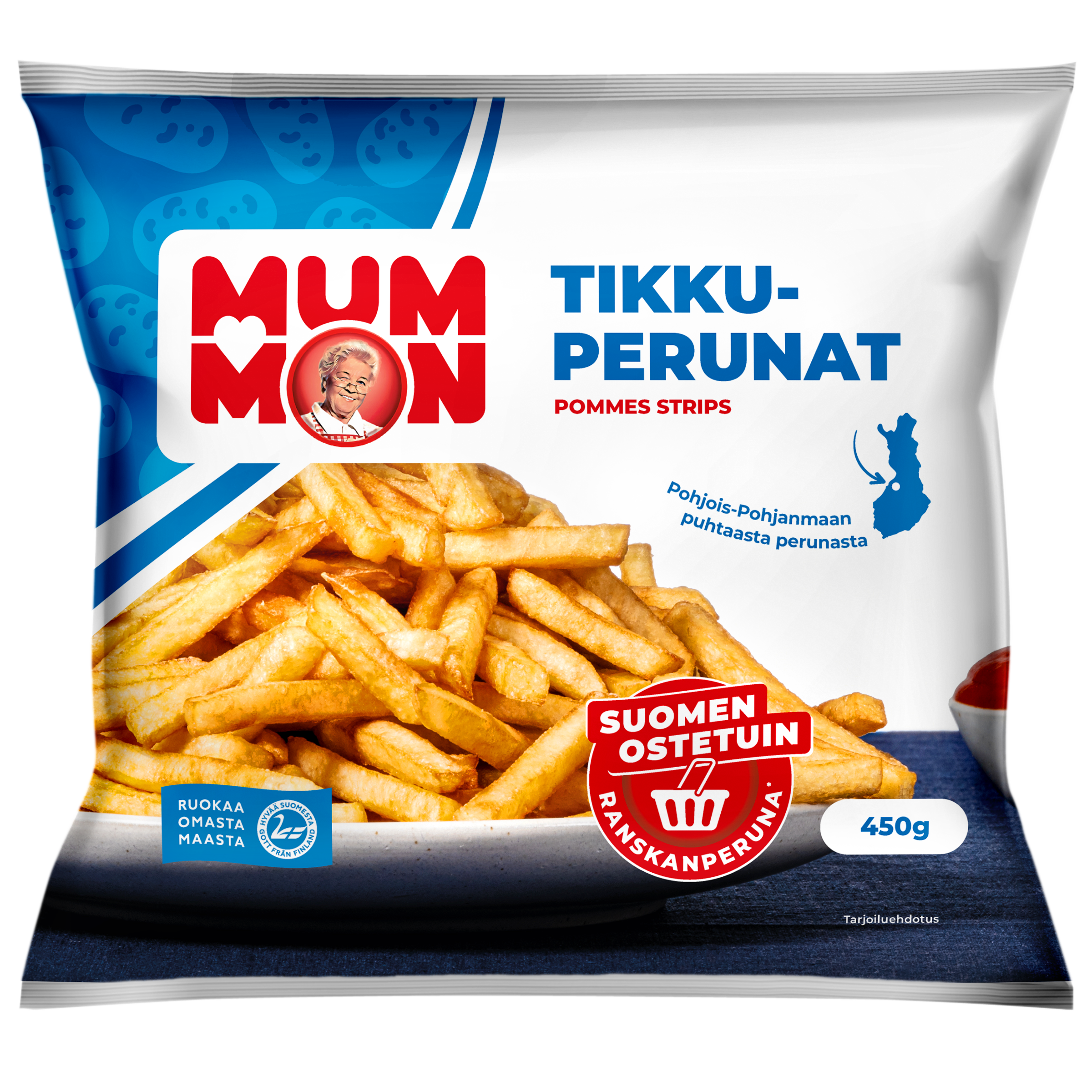 Mummon Tikkuperunat 450g