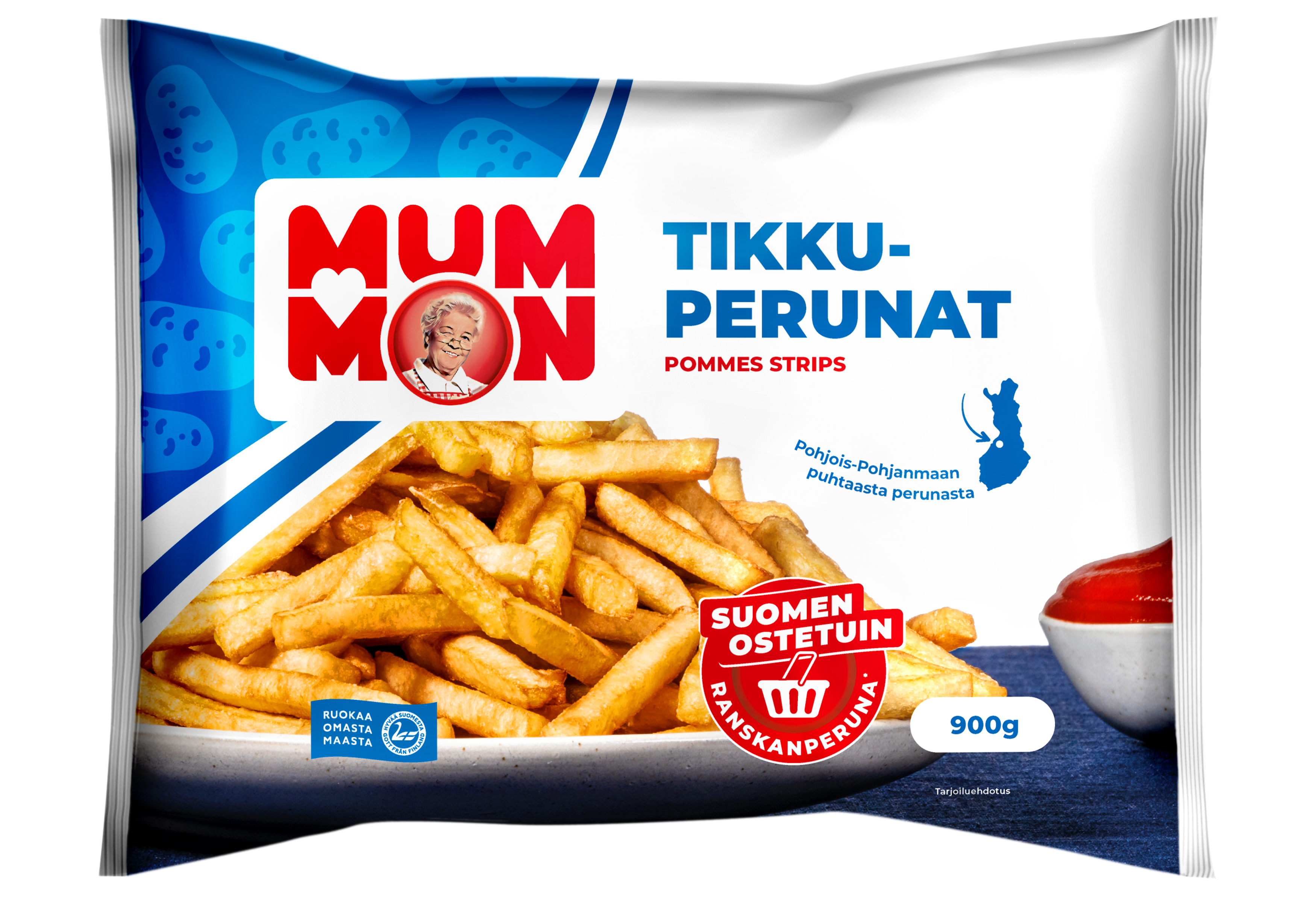 Mummon Tikkuperunat 900g