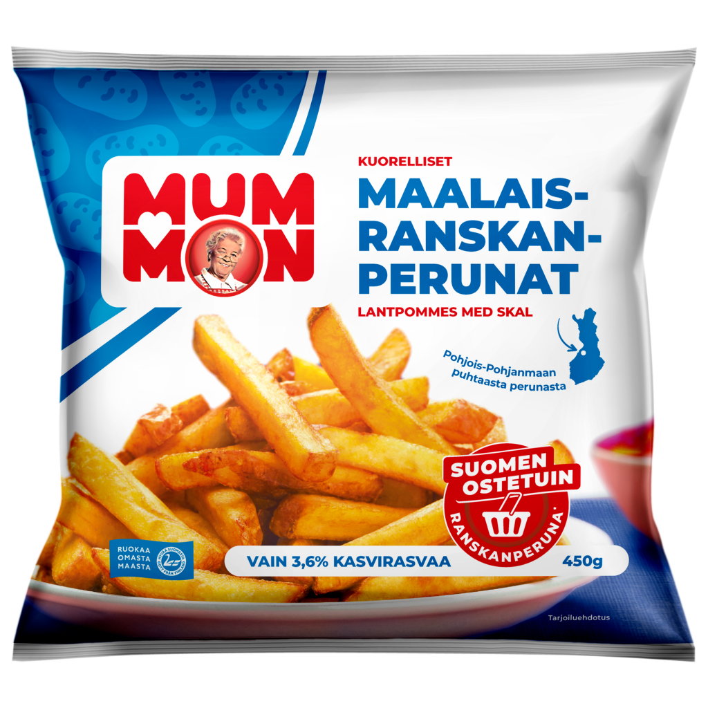 Mummon kuorelliset Maalaisranskanperunat 450g
