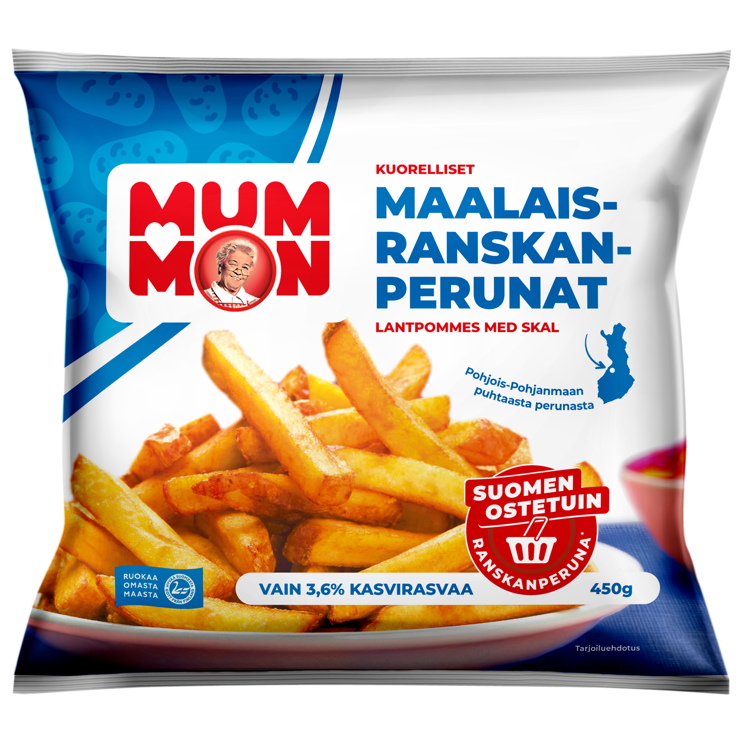 Mummon kuorelliset Maalaisranskanperunat 450g