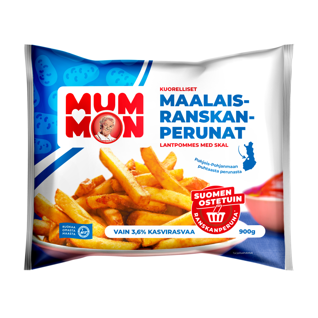 Mummon kuorelliset Maalaisranskanperunat 900g