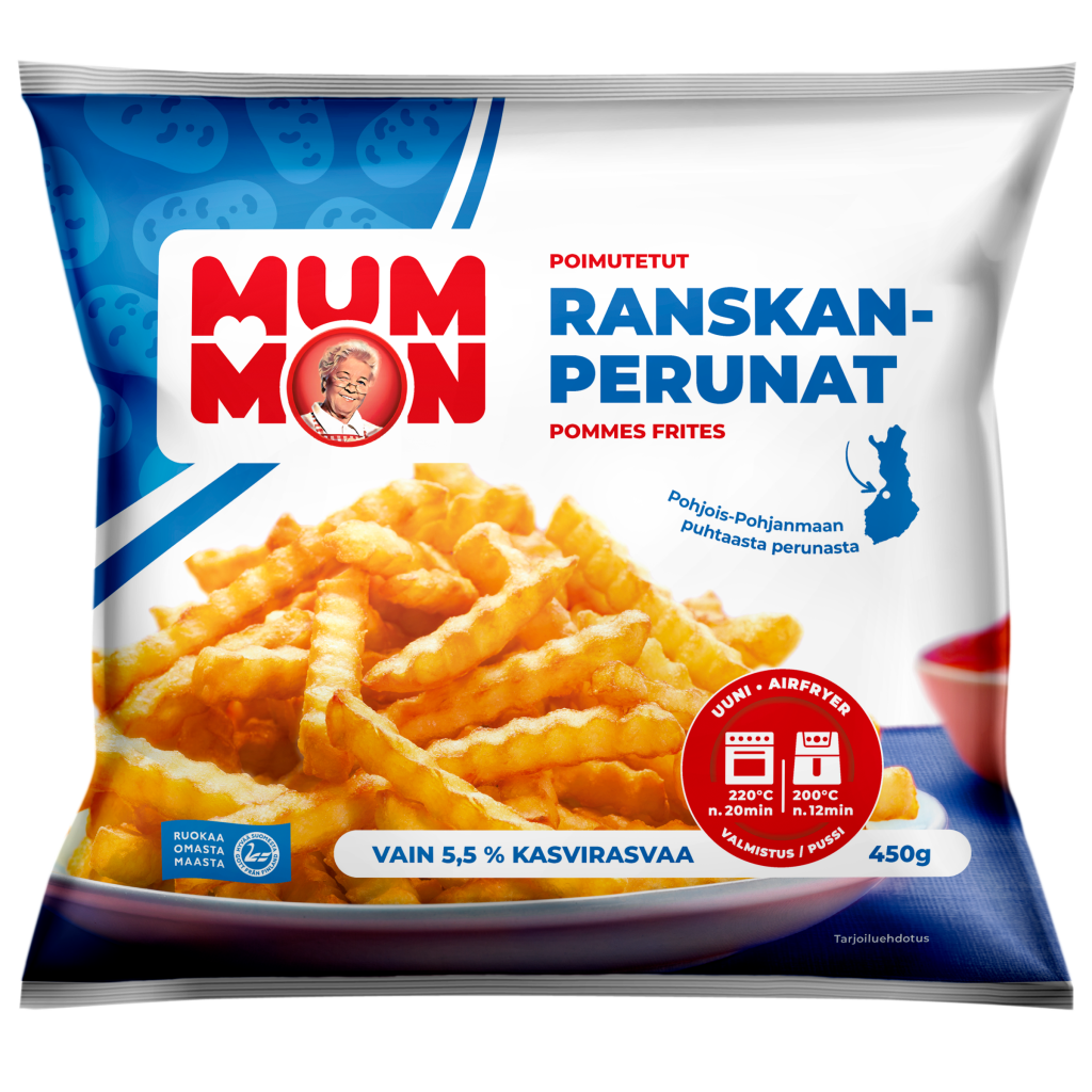 Mummon Classic French Fries 450g Crinkle Cut