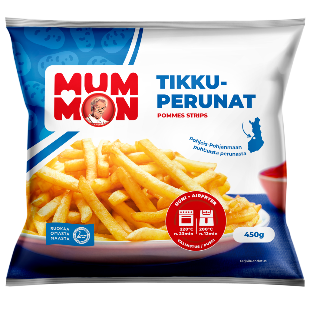 Mummon Tikkuperunat 450g