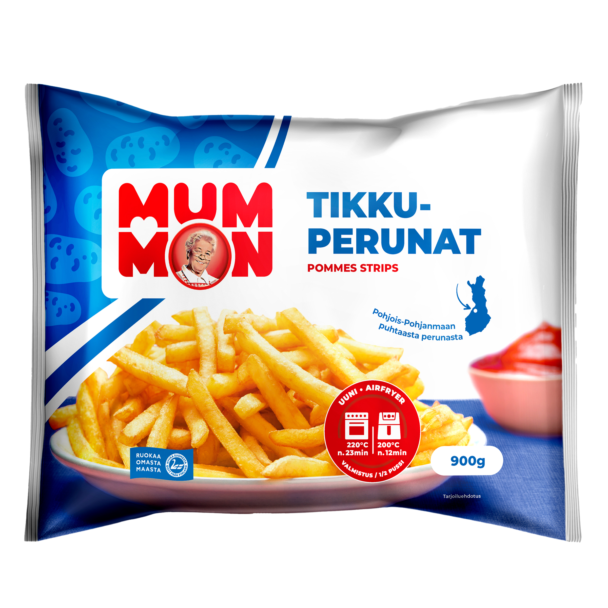 Mummon Tikkuperunat 900g