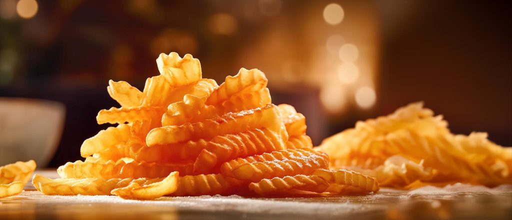 Keko Mummon poimutettuja ranskanperunoita